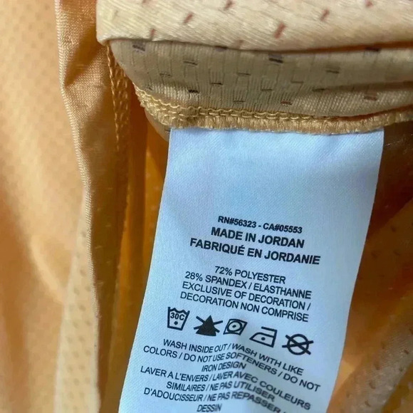 Nike Dri-Fit Orange Cutout Back Tank - Picture 3 of 6